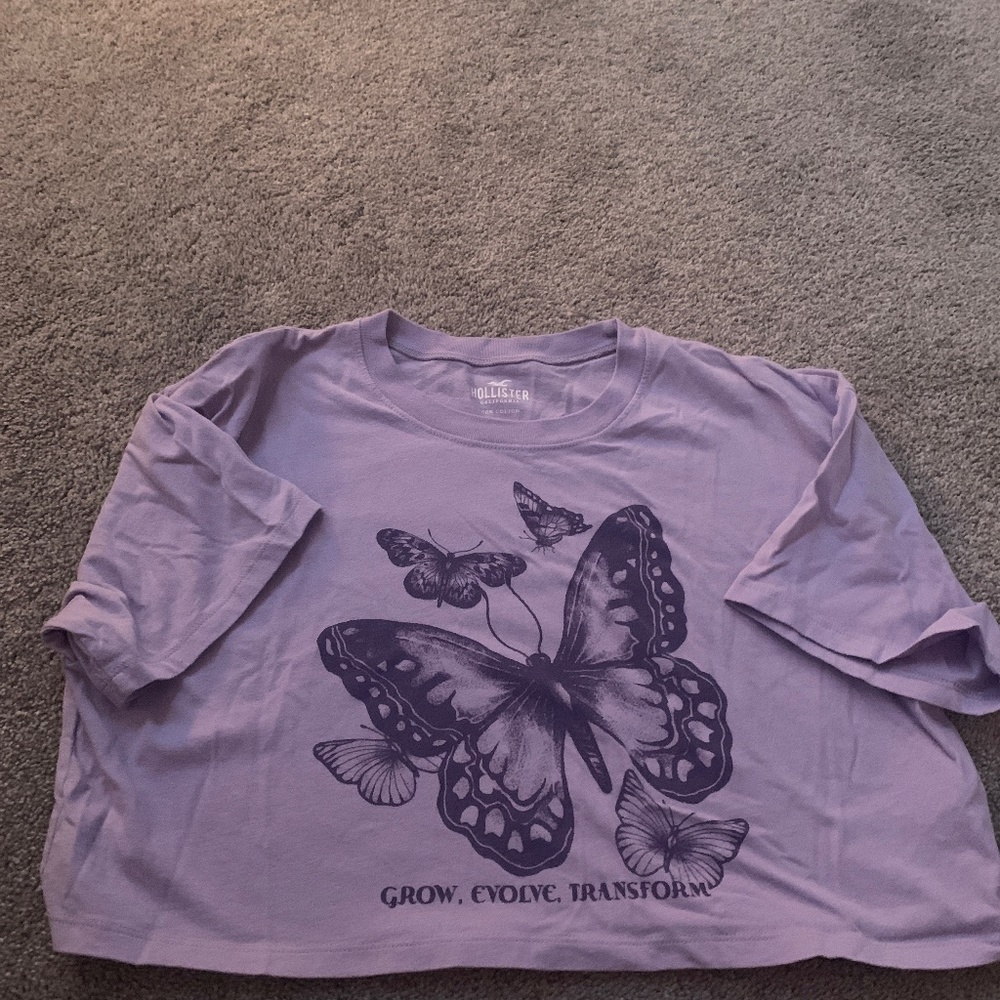 Its a purple crop top